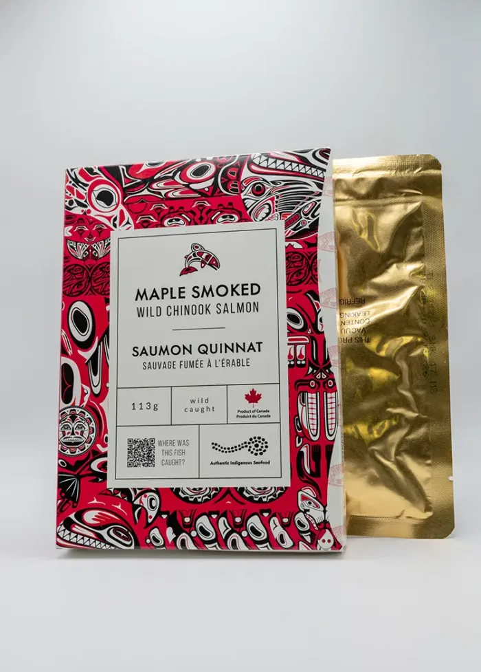 maple smoked wild chinook salmon retort 2