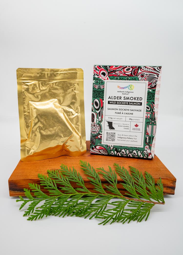 alder smoked sockeye retort 113g front