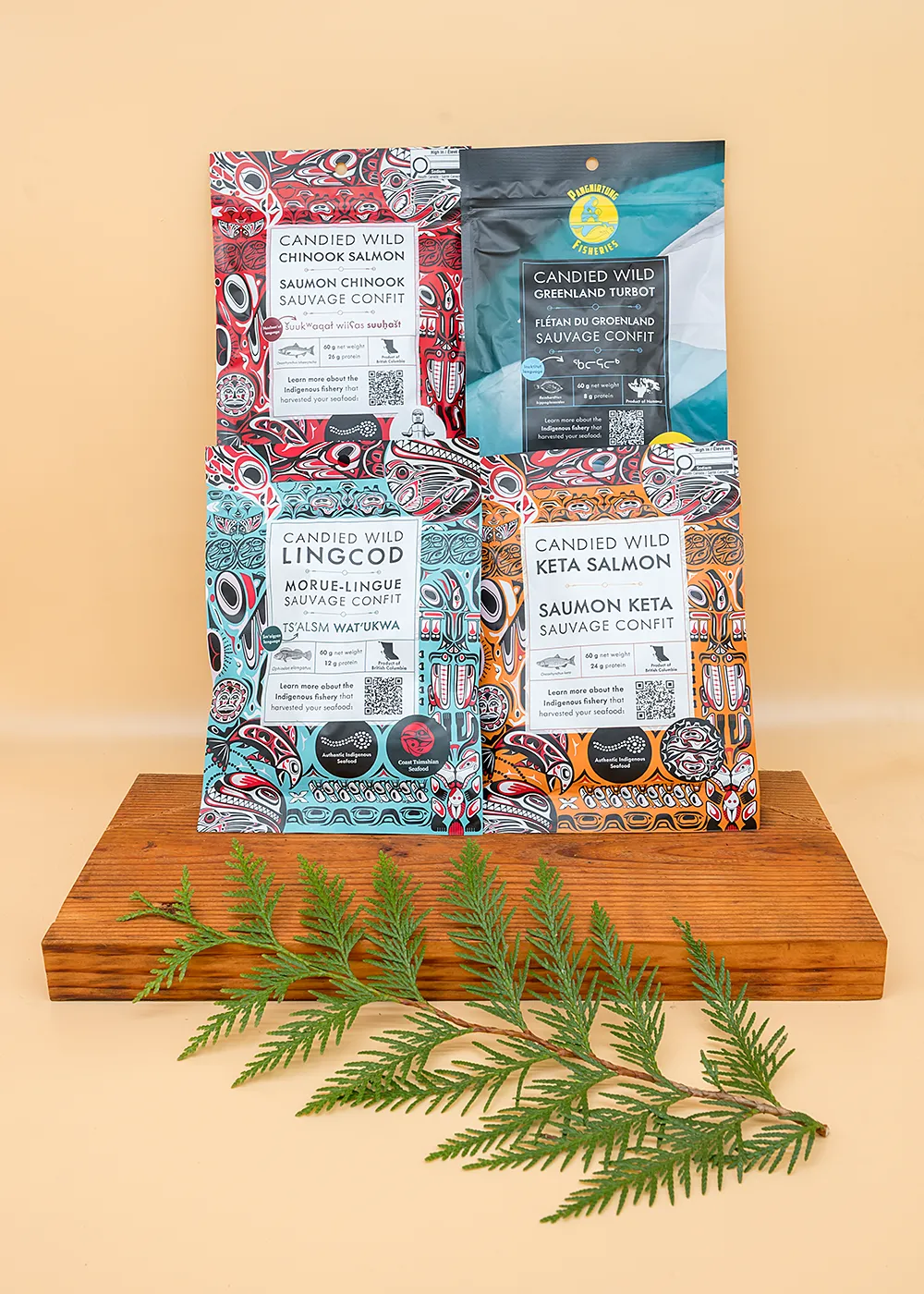 Candied seafood coastal medley variety pack