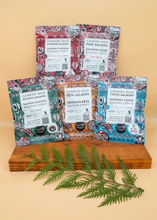 Candied seafood pacific salmon variety pack