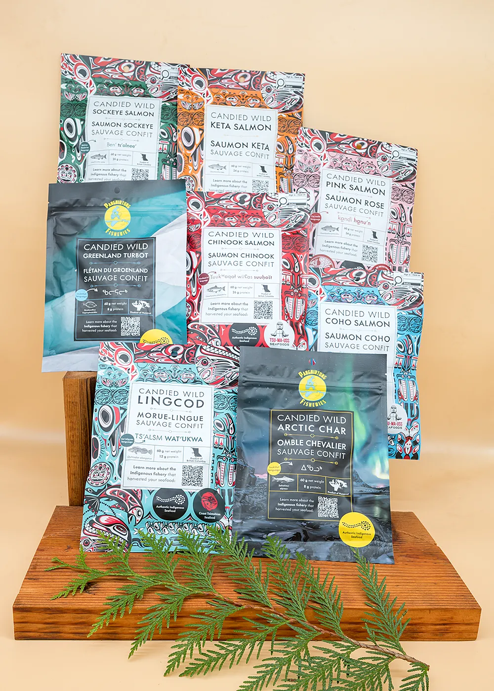 Candied seafood ultimate variety pack